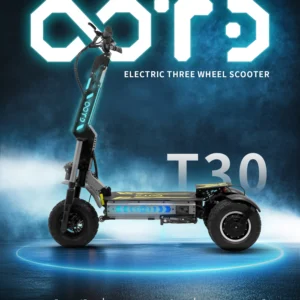 Scooter électrique pliable 13 pouces pneus tout-terrain 1600W