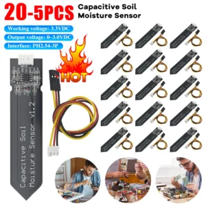 Capteur d'Humidité du Sol, 3.3V, Degré pour Arduino