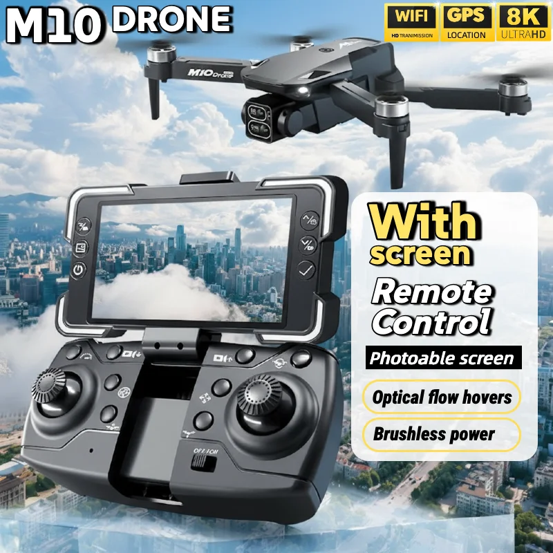 Drone 8K professionnel HD double caméra avec écran – Image 2