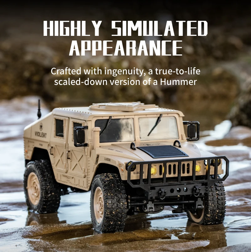Chenille 4WD télécommande Simulation modèle militaire JJRC C8835 – Image 3