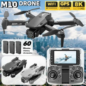 Drone 8K professionnel HD double caméra avec écran